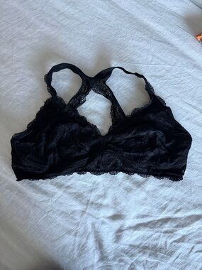 Felina Black Lace Wire-Free Bralette